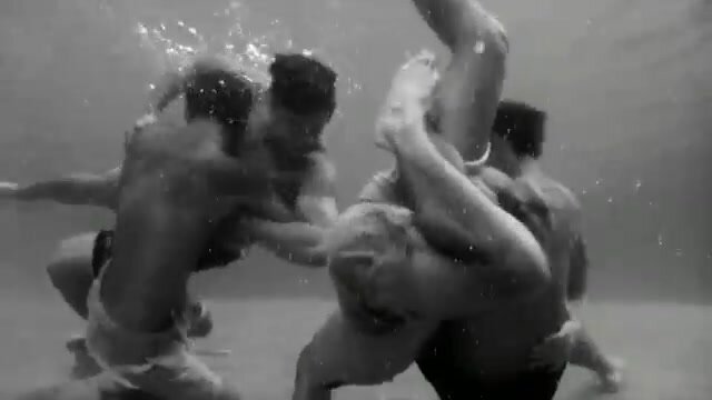 Underwater wrestlers