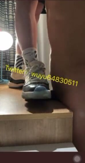 male dress shoes sneakers trample - video 7