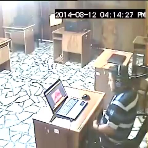 Caught jerking off at lan house