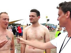 Naked festival men