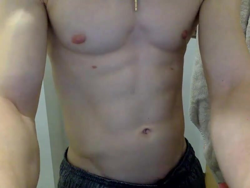 Muscle College Jock Phone Bounce and Cum
