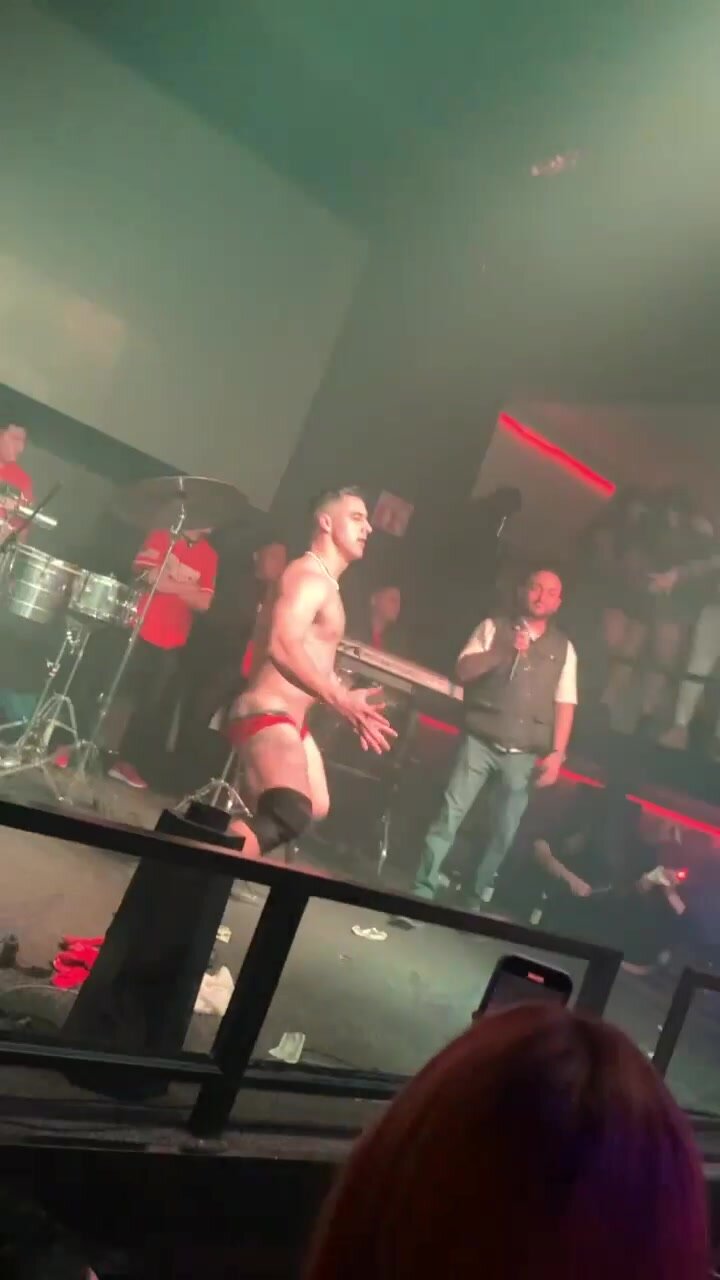 Mexican stripper shaking his ass