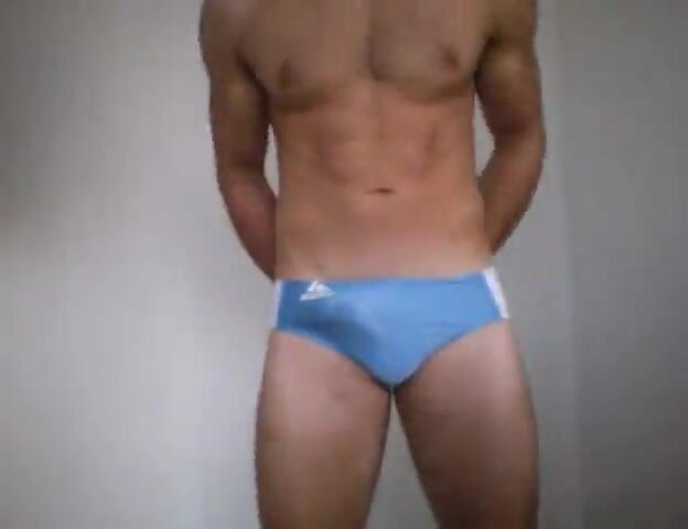 Speedos and cumshot