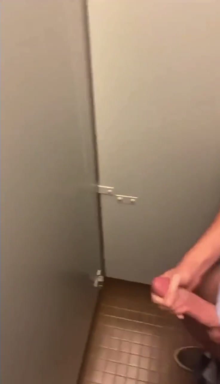 Public Bathroom Jackoff
