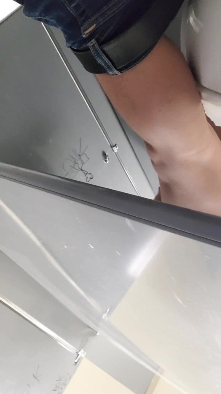 Jacking off in next stall