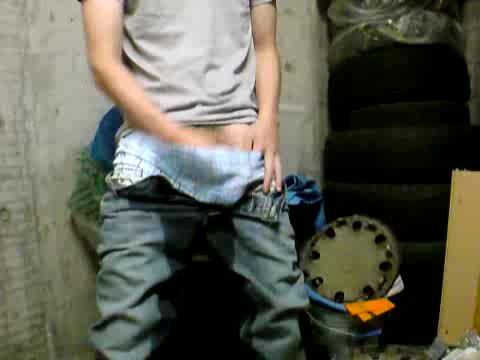 wetting pants in the garage