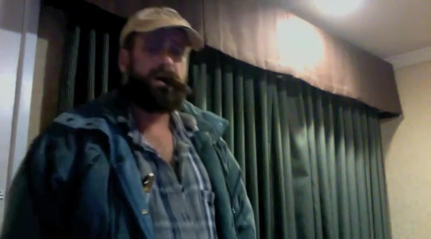 Cigar Smoking Hairy Trucker