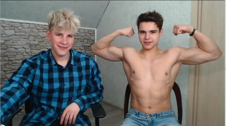two hot russian boys on cam