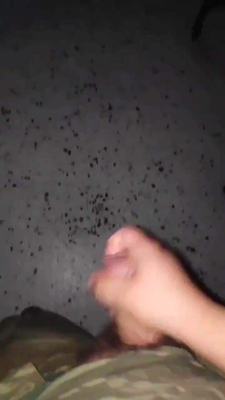 Greek Soldier Cums In Barracks