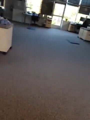 Cum on Office Floor
