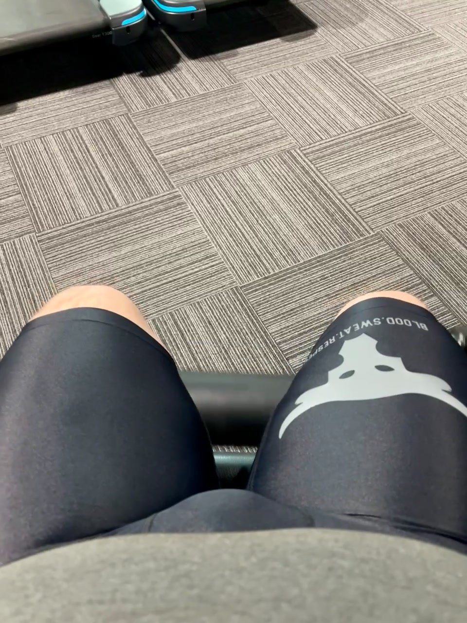 Leg day in UA lycra/spandex