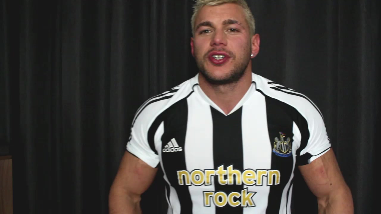 Football Fan Stroking Cock