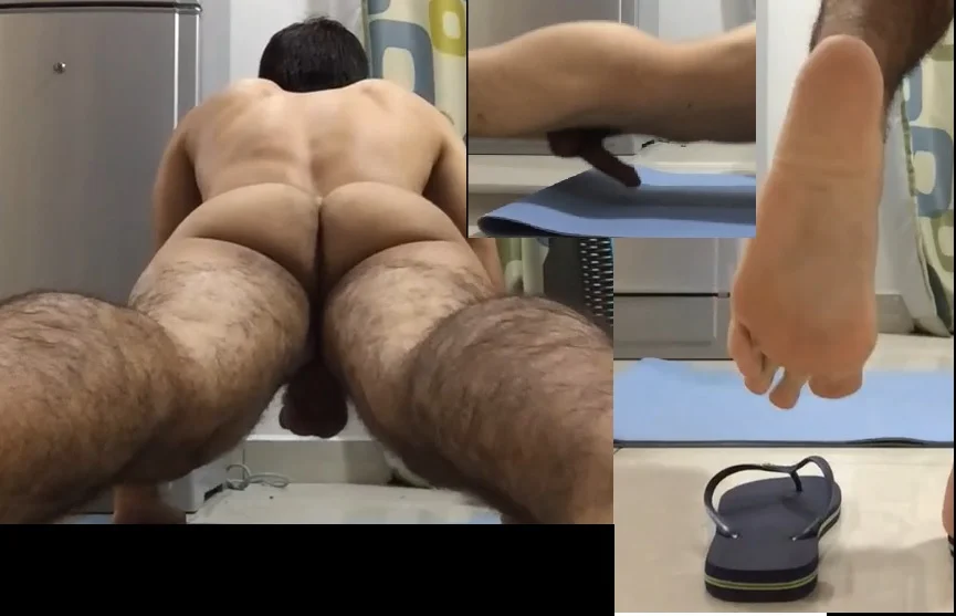 PUSHUPS With FEET And HUMPING Exercise Mat ThisVidcom