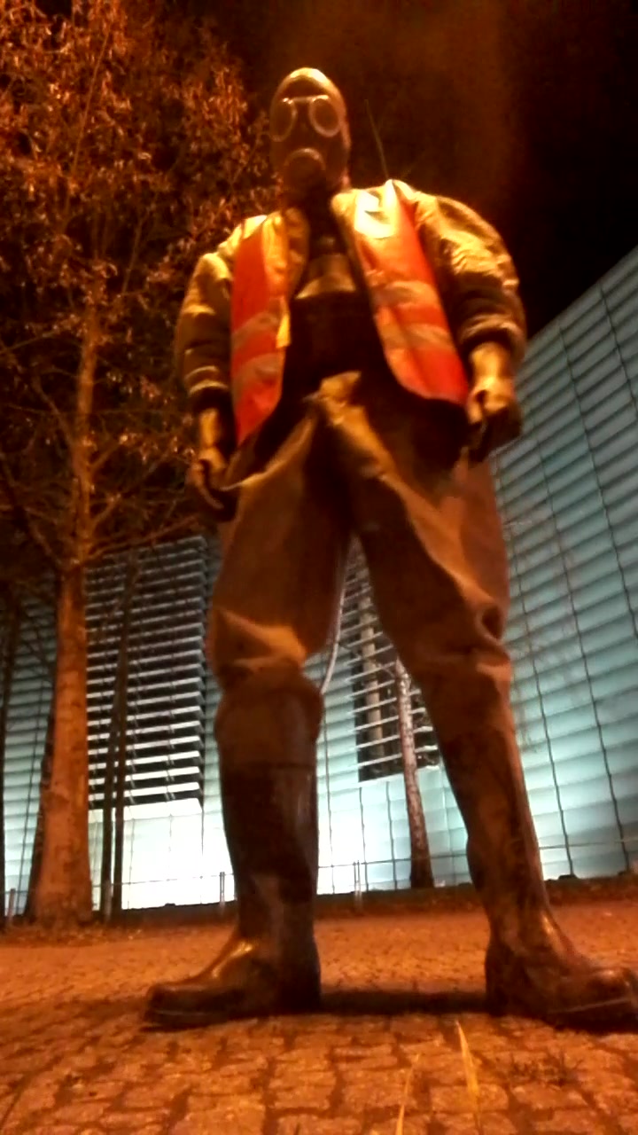 rubberworker out in town