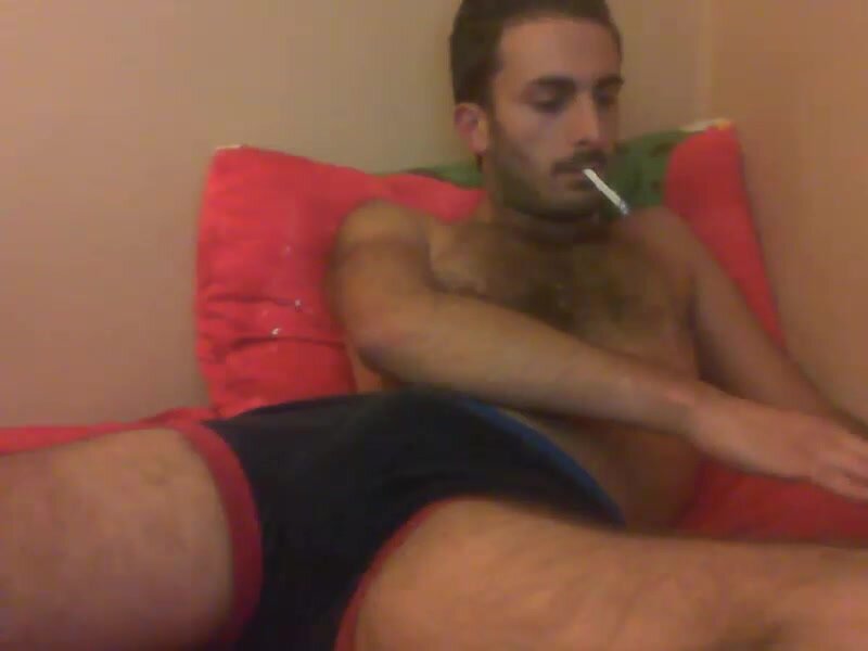 Hairy turkish guy on cam