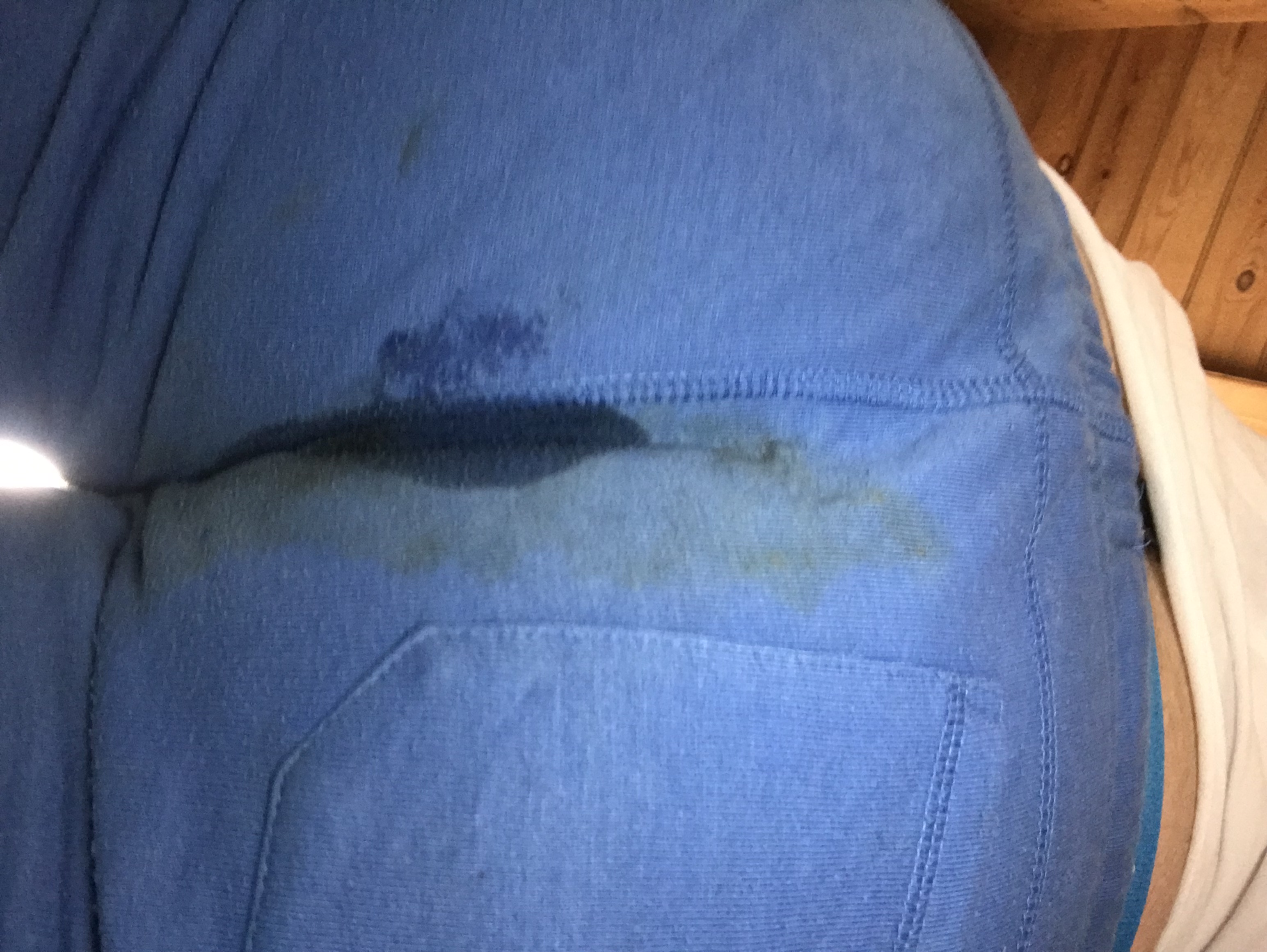 Trans girl has a wet sloppy accident in pants!