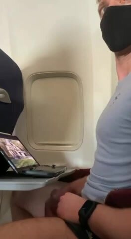 Wank on the plane