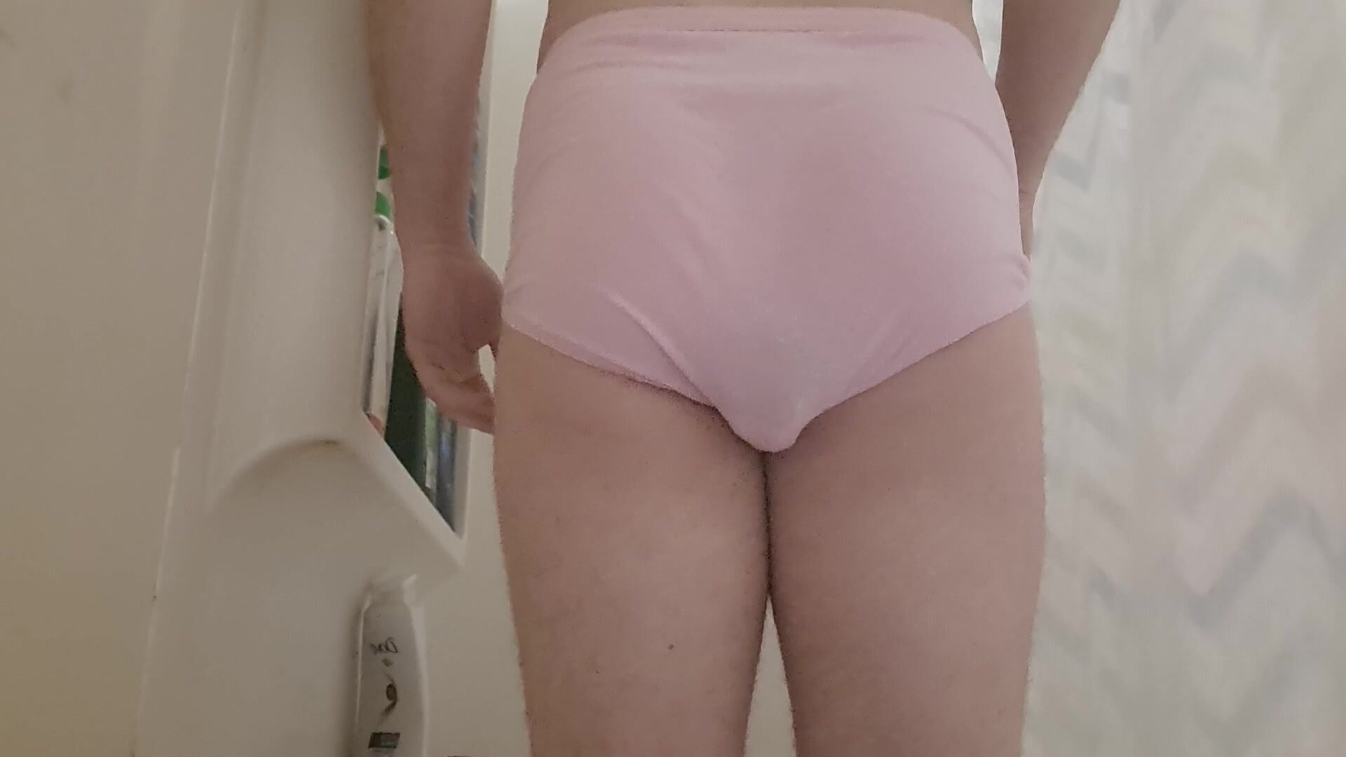 Pooping in Pink Panties