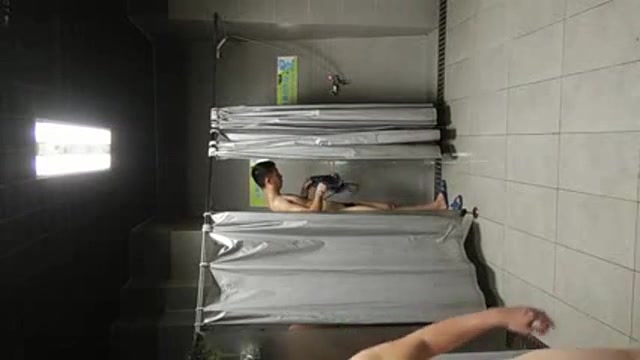 Asian hot boy in shower