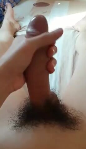 18yo hairy cock jerk sperm video