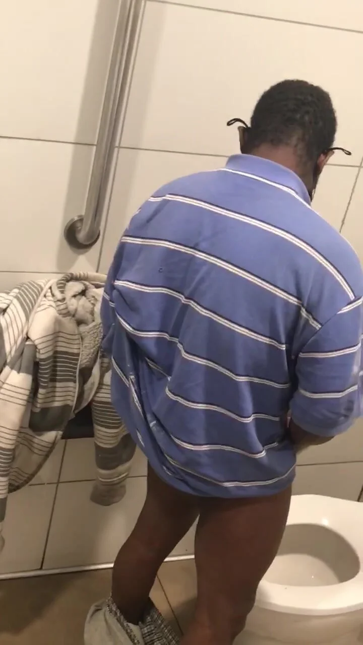 Homeless men jerk off in Mcdonalds bathroom