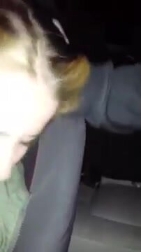 Drunk Girl Pukes in Car