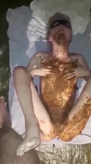 Pissing on her dirty body