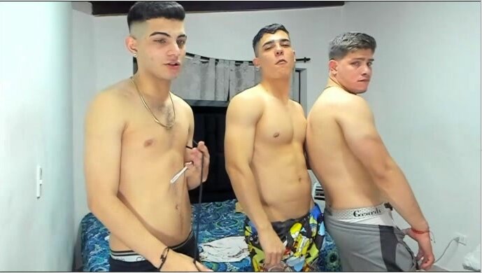 three sexy latino boys on cam 44