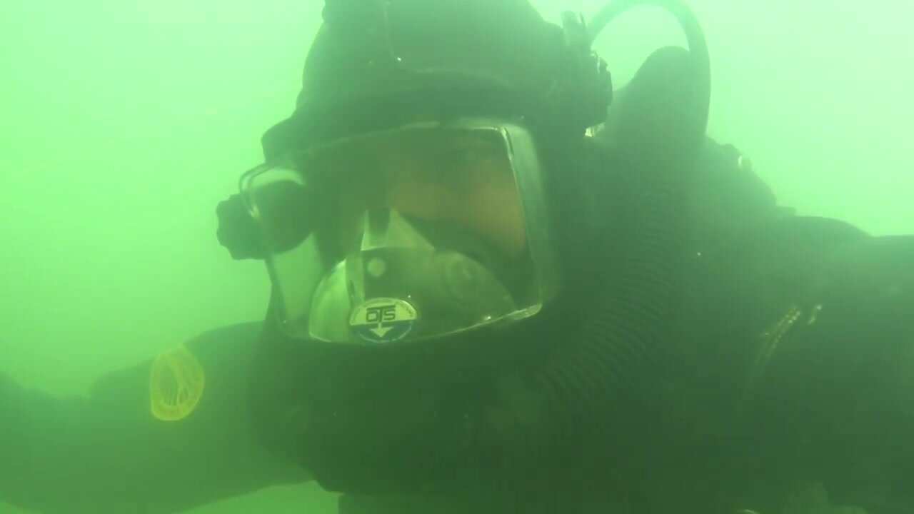 horny drysuit dive