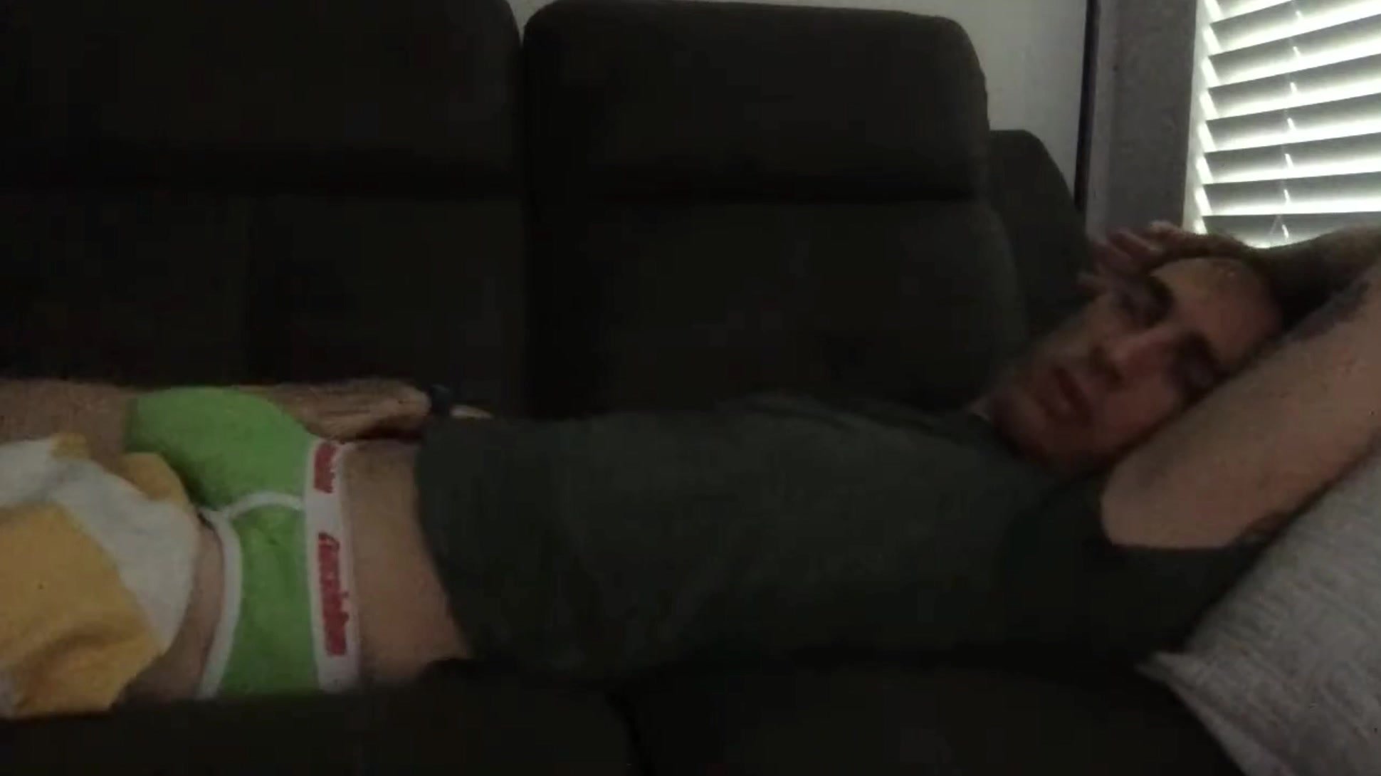 Sleep Streamer Wakes Up Hard