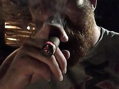 Eisen Loch - Camacho Cigar at Cabin (1)