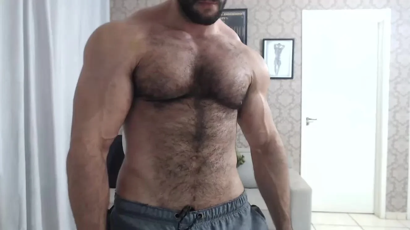 HAIRY: Sexy muscle 6 - ThisVid.com