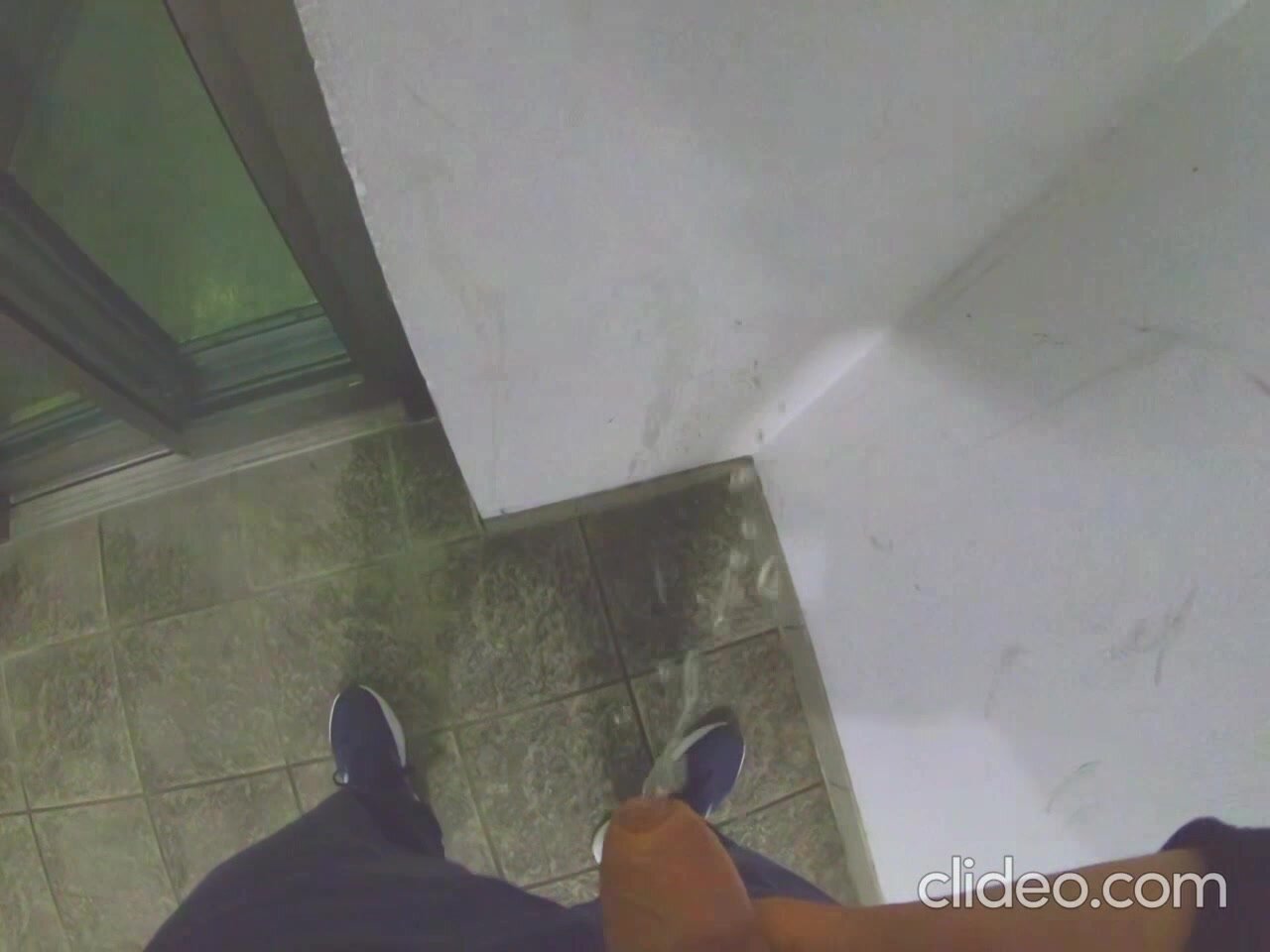 another piss in car park staircase