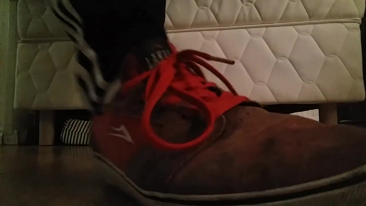 Lick my Lakai skate shoes and sniff my dirty socks!