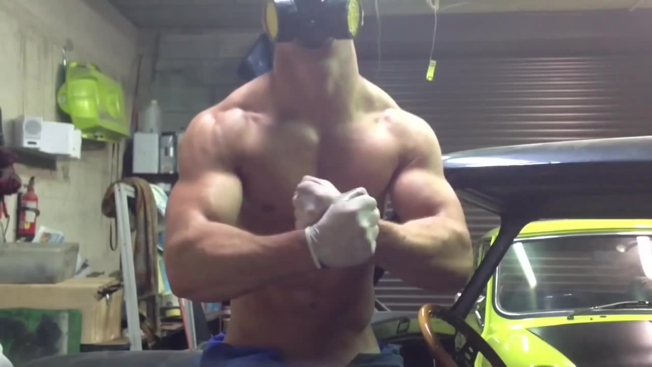 Masked Teen Flexer