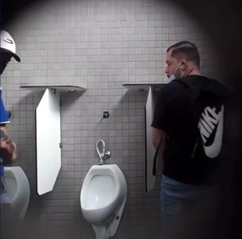 Mexican Cruisers Caught Playing At The Urinals (SpyCam)