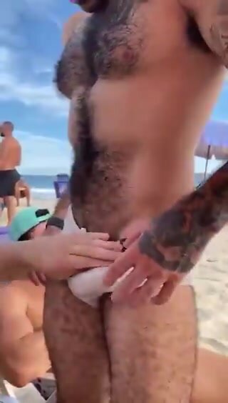 big dick in a swimming suit