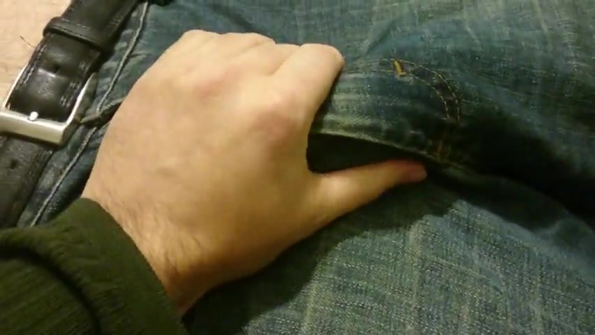 Fondling sleeping guy’s bulge