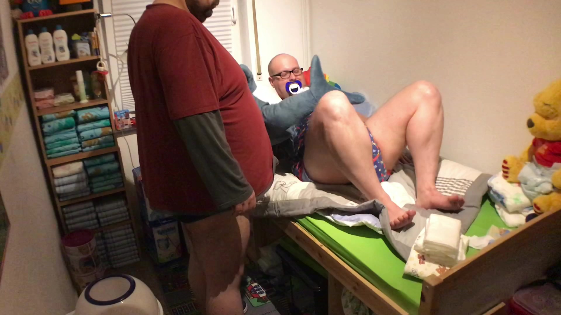 Watch another diaper change on ThisVid, the HD tube site with a largest gay...