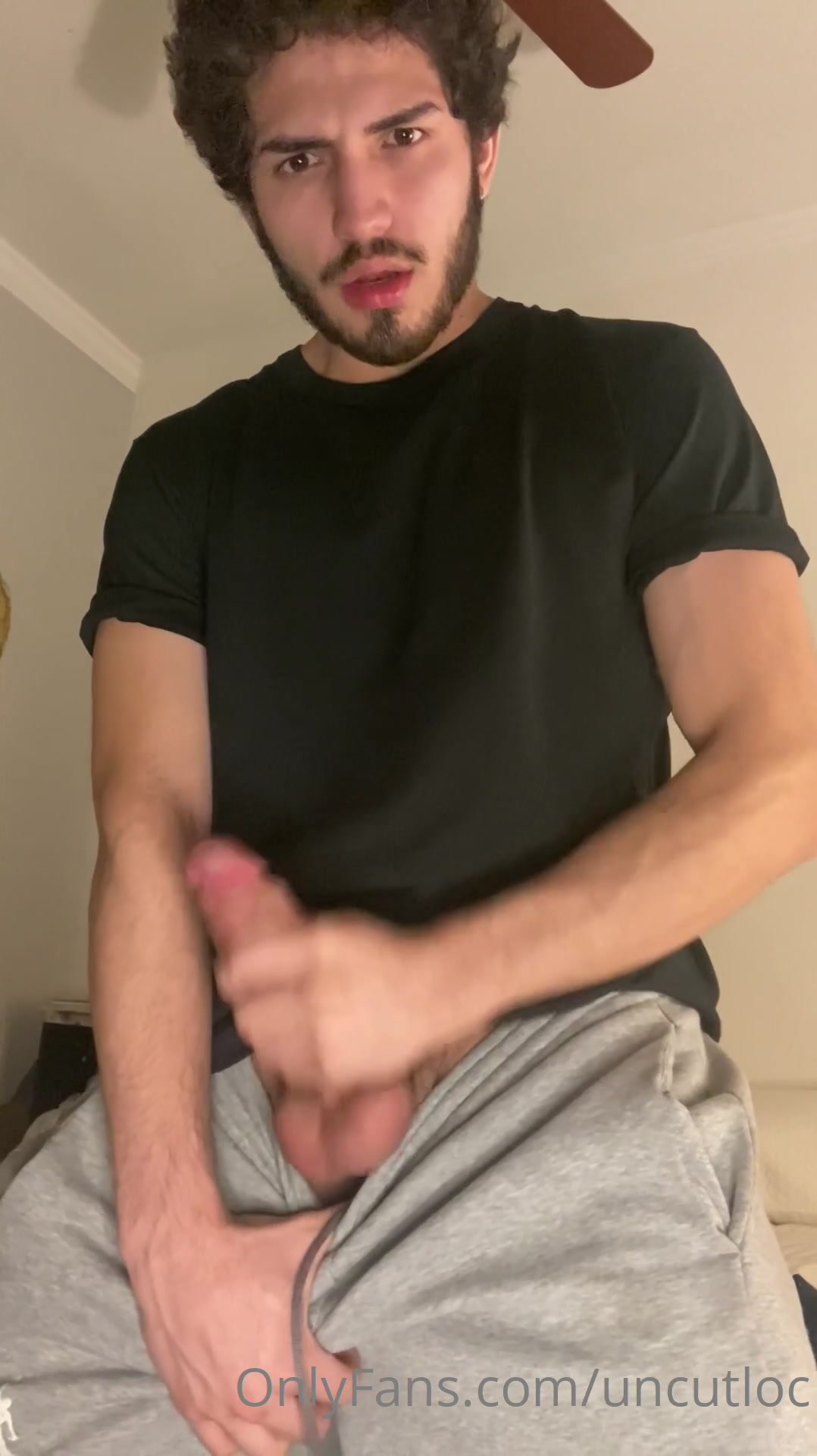 Hot young lad jerks off