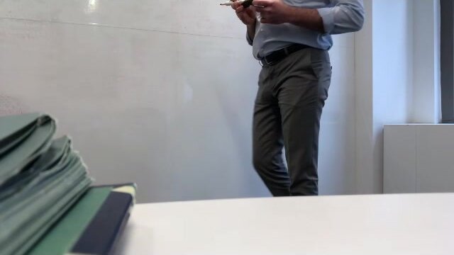Professor with big bulge