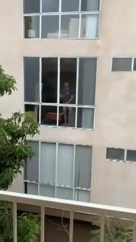 Jerking off with the neighbor