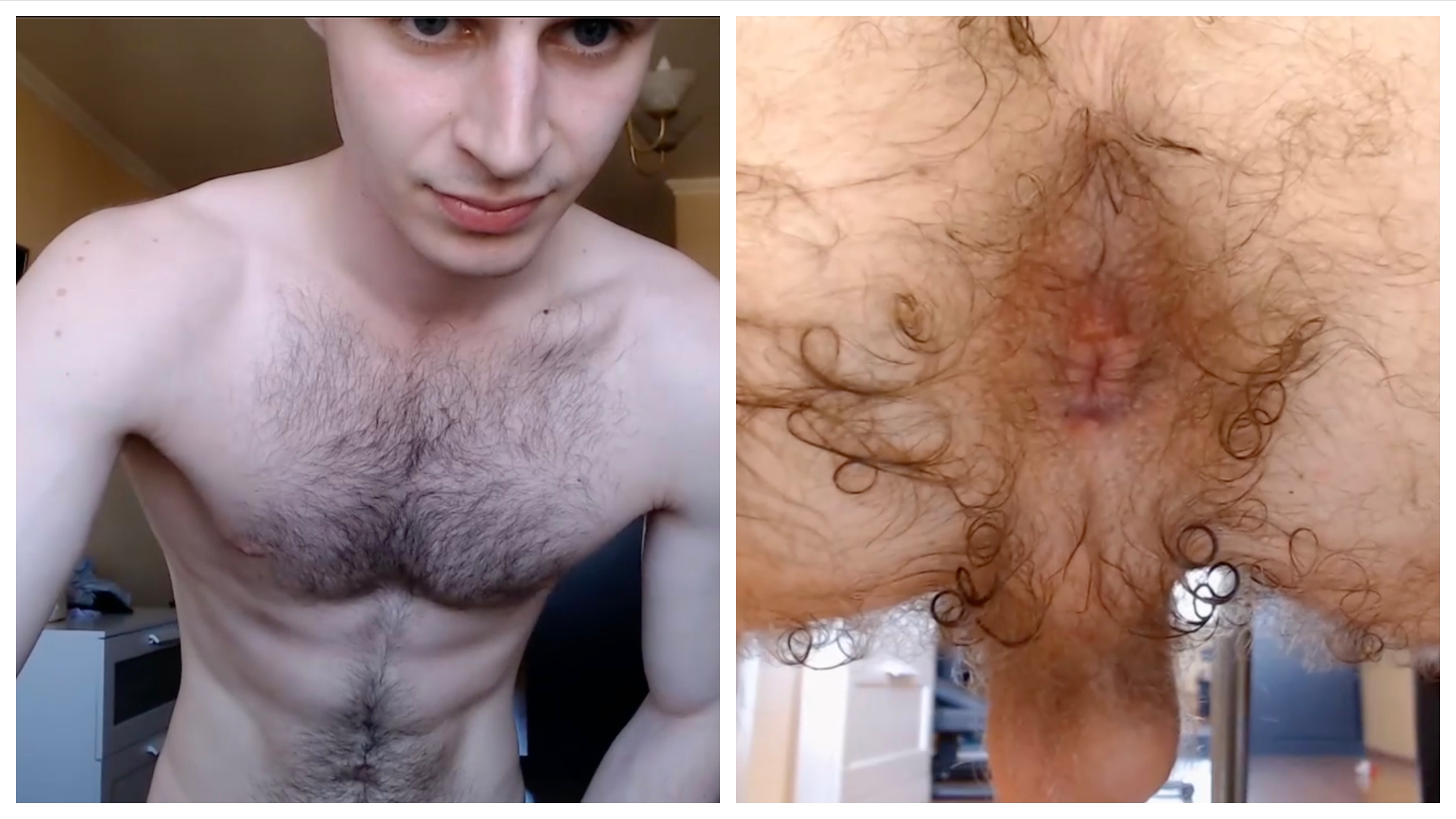 Hairy hole & cum