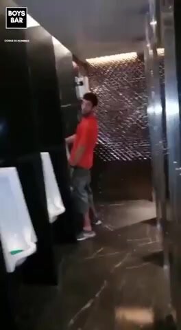 Big dick in the toilet