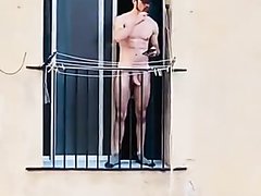 Neighbor shows outside