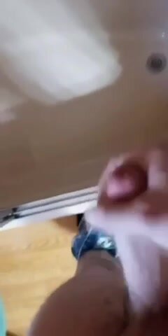 Cum in sink - video 2