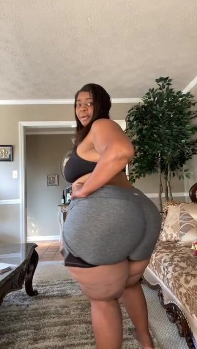 wearing tight short on big ass ebony
