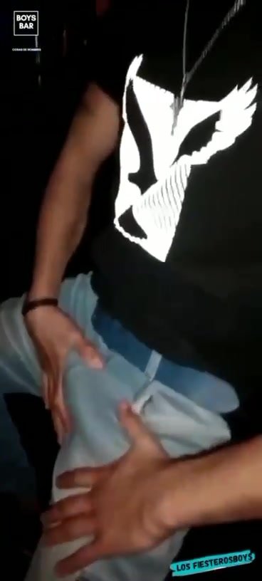 Funny boy showing his dick in public
