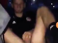 soccer player naked inside the bus because he got a ras