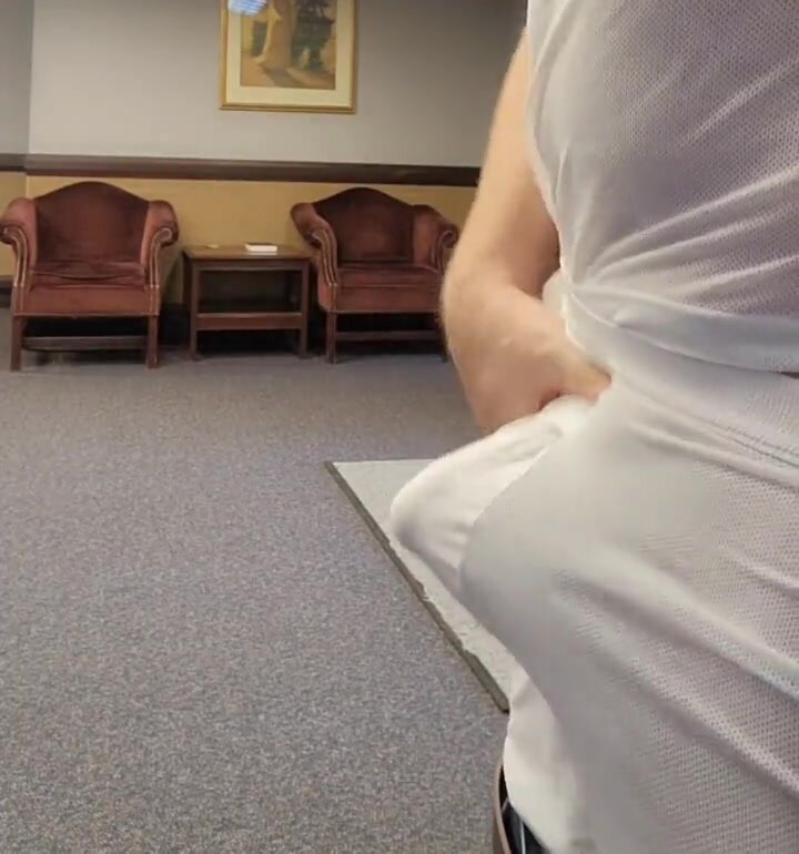 Mormon bear jerking off in church building
